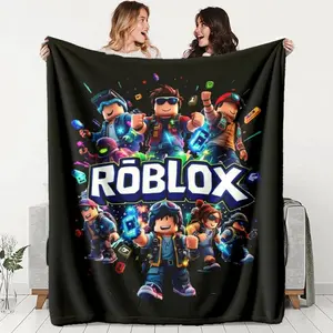 Roblox Trendy, Comfortable Warm Durable, Soft Blankets, Ideal for Sofa Office Bed Camping Travel, Perfect Holiday Gift A multi-functional and beautiful blanket suitable for decoration, use and as a gift.