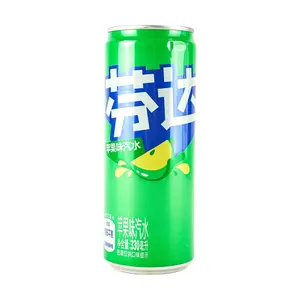 Fanta Apple Soda 330ml Cans - Authentic China Mainland Version - Carbonated Drink Fanta Apple Soda 330ml Cans - Authentic China Mainland Version - Carbonated Drink