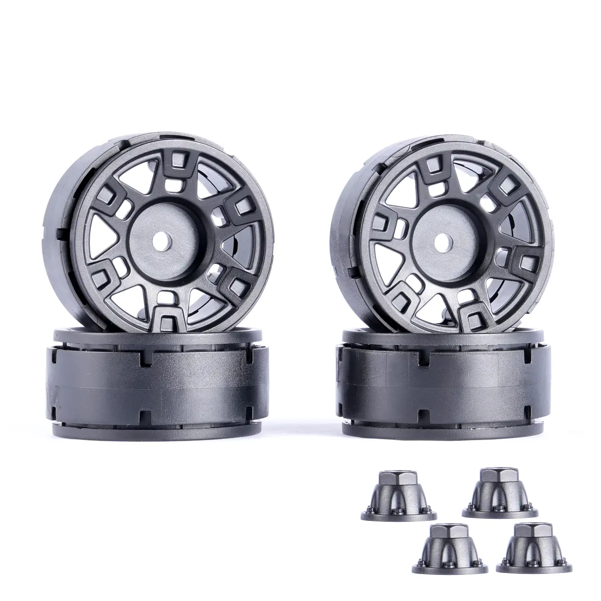 Batrazzi 1.9” Plastic Dual-Edge Six-Spoke Wheels (4pcs)