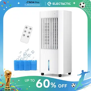 Summervibes Electactic Air Cooler - Windowless Portable Air Cooler with 3 Modes & 3 Speeds, 1.5Gal Tank for 15H Cooling, 140° Oscillation, 16.4FT Remote for Bedroom Indoor Use summerwins