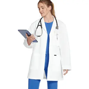 Jockey Women's 34" Unisex Scrub Lab Coat