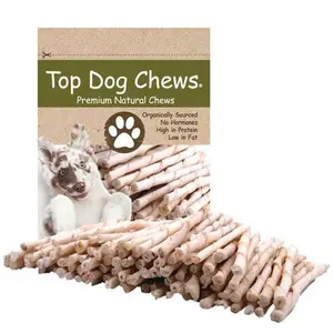 Rawhide Natural Twist Sticks -Pack of 100 From Regular