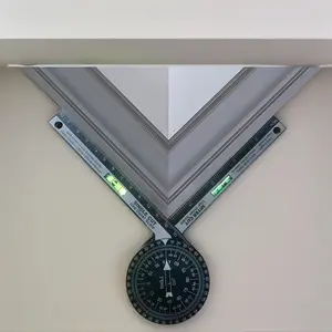 High Precision Angle Finder for Woodworking, Multi-Angle Measurement Tool for Table Saw, Subfloor Cutting, Home Renovation, Woodworking Square Protractor