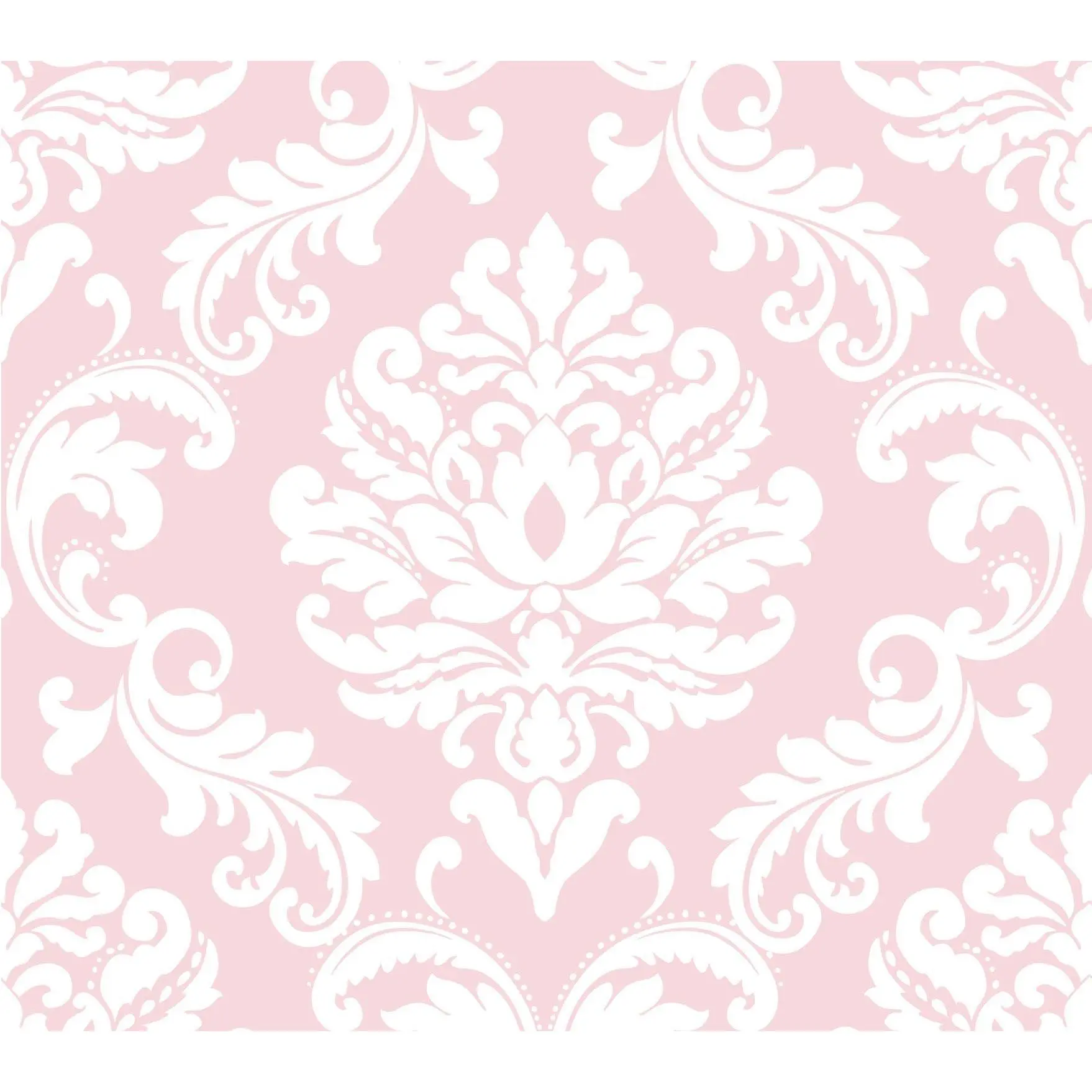Pink Ariel Peel & Stick Wallpaper