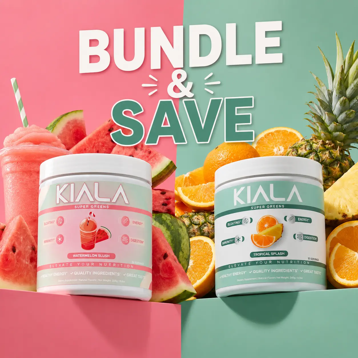 Kiala Greens Best Selling Flavors Bundle (2-Pack)