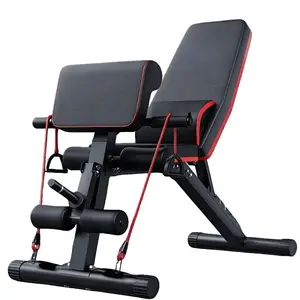 Multifunctional Folding Dumbbell Bench, 800-lb Metal Fitness Table for Home Gym Weight Training, Muscle Exercise Equipment, 800Lb Whole Body Workout Workout Machine