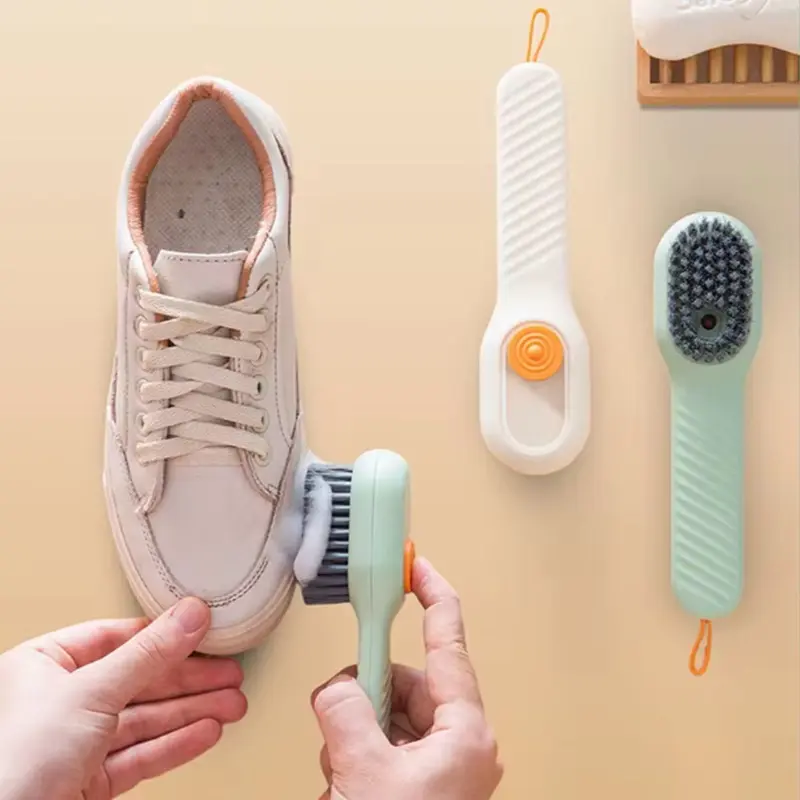 Cepillo multifuncional para lavandería y zapatos - Ideal para limpiar ropa y zapatillas de deporte de manera eficiente