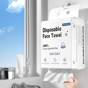 150 disposable face towels, hanging cleaning towels, disposable facial towels, deep cleansing of the skin, multi-purpose wet dry dual-use towels, suitable for facial care, Facial Wash Cloth