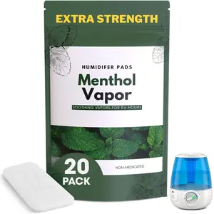 Extra Strength [20 Pack] Menthol Eucalyptus Humidifier Pads - Universal Vapor Pads for All Vks, Crane, Other Models - Vapopads Replacement