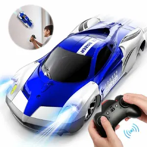 Wall Climbing Remote Control Car, 360° Rotating Wall Climbing Car Toy with LED Light, Rechargeable RC Stunt Cars, Kids Toys Gift for 3 4 5 6 7 8 9 Year Old Boys
