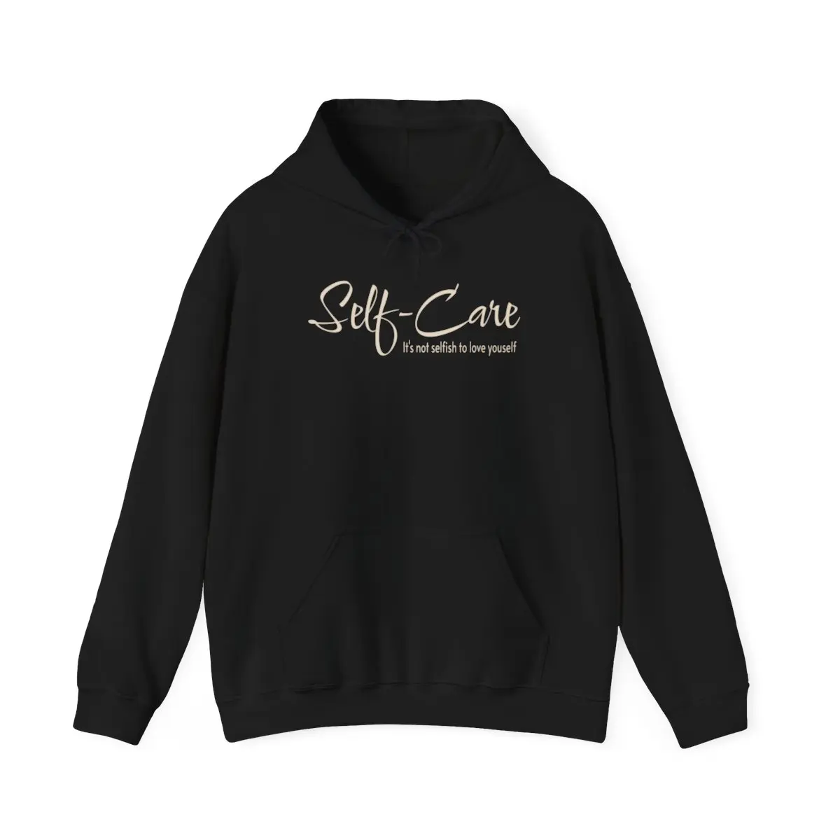 Self-Care Hoodie, Love Yourself Sweatshirt, Mental Health Gift, Cozy Jumper, Personal Growth Hoodie, Wellness Pullover Cotton Fabric