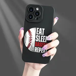 Fashionable Phone Case with Creative Baseball Pattern, Suitable for iPhone 17 Air/16 Plus/15 Pro Max/14 Pro/13/12/11 and Other Mobile Phones, as a Birthday/Holiday Gift for Family and Friends, Protector, MS254
