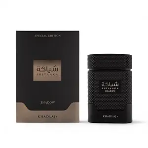 Khadlaj Shiyaaka Shadow Eau de Parfum Spray 3.4 Ounce 100 ml Spicy Woody Fruity Earthy Long Lasting Fragrance for Unisex Ethically Crafted Cruelty Free