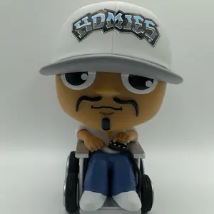 HOMIES Willie G BIG HEADZ Figure Series #5 DGA Collectible 4 Inch Figure with Homies Hat and Wheelchair Collectible Series