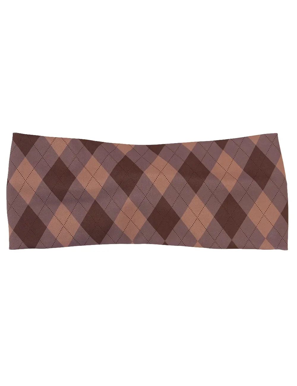 Cafe Argyle Pattern Headband - Style Headband, Fashion Hair Accessory