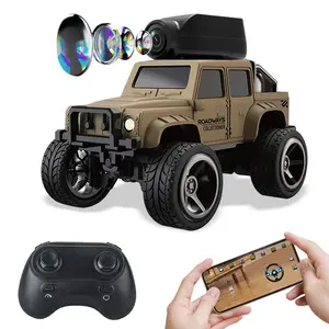 Mini Camera RC Car with Real-Time Mobile Transmission, Off-Road Recon Toy Car for Ages 8+, Requires 3 Aaa Remote Control Batteries, RC Model Car