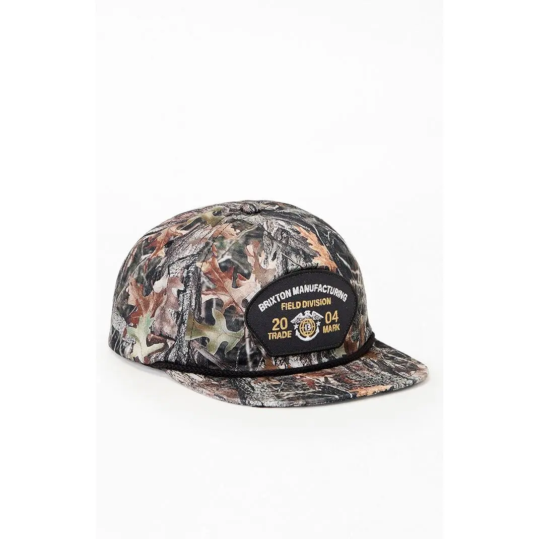 Brixton Men's Division Netplus Camo Snapback Hat