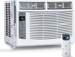 【Christmas Gift】Window Air Conditioner 6000 BTU, Window AC Unit With Cooling Room 250sq.Ft, Energy Saving Window AC Unit With Remote & Timer Function & Easy Install Kit 115V/60Hz NO WIFI
