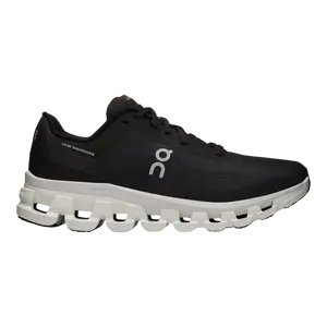 Women's ON CLOUDFLOW 4 Athletic Trainers - Black White, Walking Shoes, Sports Shoes