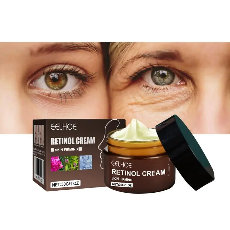 EELHOE Anti-Aging Retinol Cream - Firming, Tightening, Moisturizing Lotion for Sensitive Skin with Moisture Lock, Radiant Brightening, Skin Repair Benefits, Moisturize, Face, Adults, Hydrating, Radiant Skin