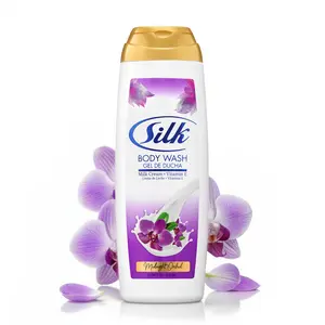 Silk Midnight Orchid Body Wash 500ml – Milk Silk Formula for Skin Like Silk, Luxurious Orchid-Infused Body Care Shower Gel, Nourishing & Moisturizing Daily Cleanser for Smooth, Soft & Hydrated Skin – Gentle Body Wash for Women & Men