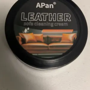 Car Leather Care Cleaner Cream, Interior Cleaning Agent for Car Seats & Surfaces, Multi-Purpose Use for Bags and Shoes, Essential Auto Accessory