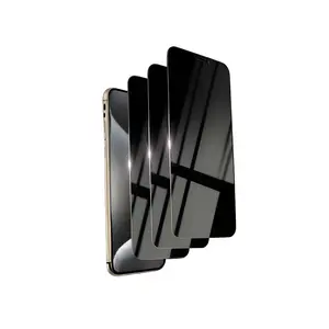 3-Pack Privacy Glass Film Protector for Cellphone iPhone 17/17 Pro Max/17 Pro, Full Screen Coverage, Glossy Protection, HD Clarity, 9h Hardness, Fits Dynamic Island, Accessories