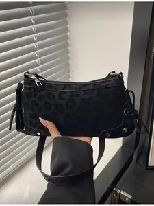 Women s Fashion Leopard Print Crossbody Bag Single Shoulder Bag Underarm Shoulder Purse Classic Mini Bag 2023 New Trendy Handbag Fashionable Crossbody Bag Unique Bags
