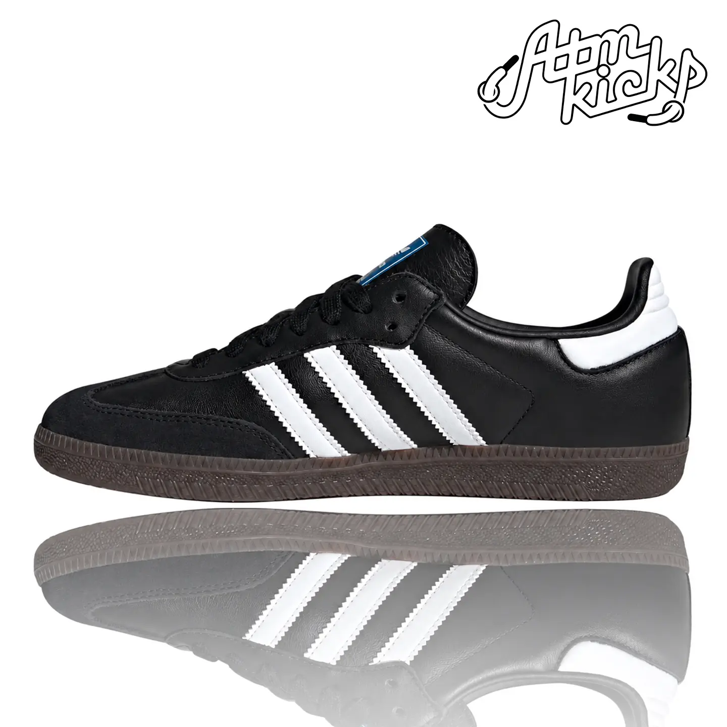 adidas Samba OG Black White Gum (Women's) IG9031 Authentic Shoes Footwear Sneaker Trainer Comfortable Walking Fashion Trending Gift