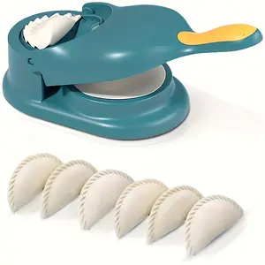 Heavy-Duty Manual Dumpling Maker & Dough Press, No Power Needed, Ergonomic Handle, Food-Grade Plastic, Kitchen Tool, Kitchen Gadget for Home Chefs