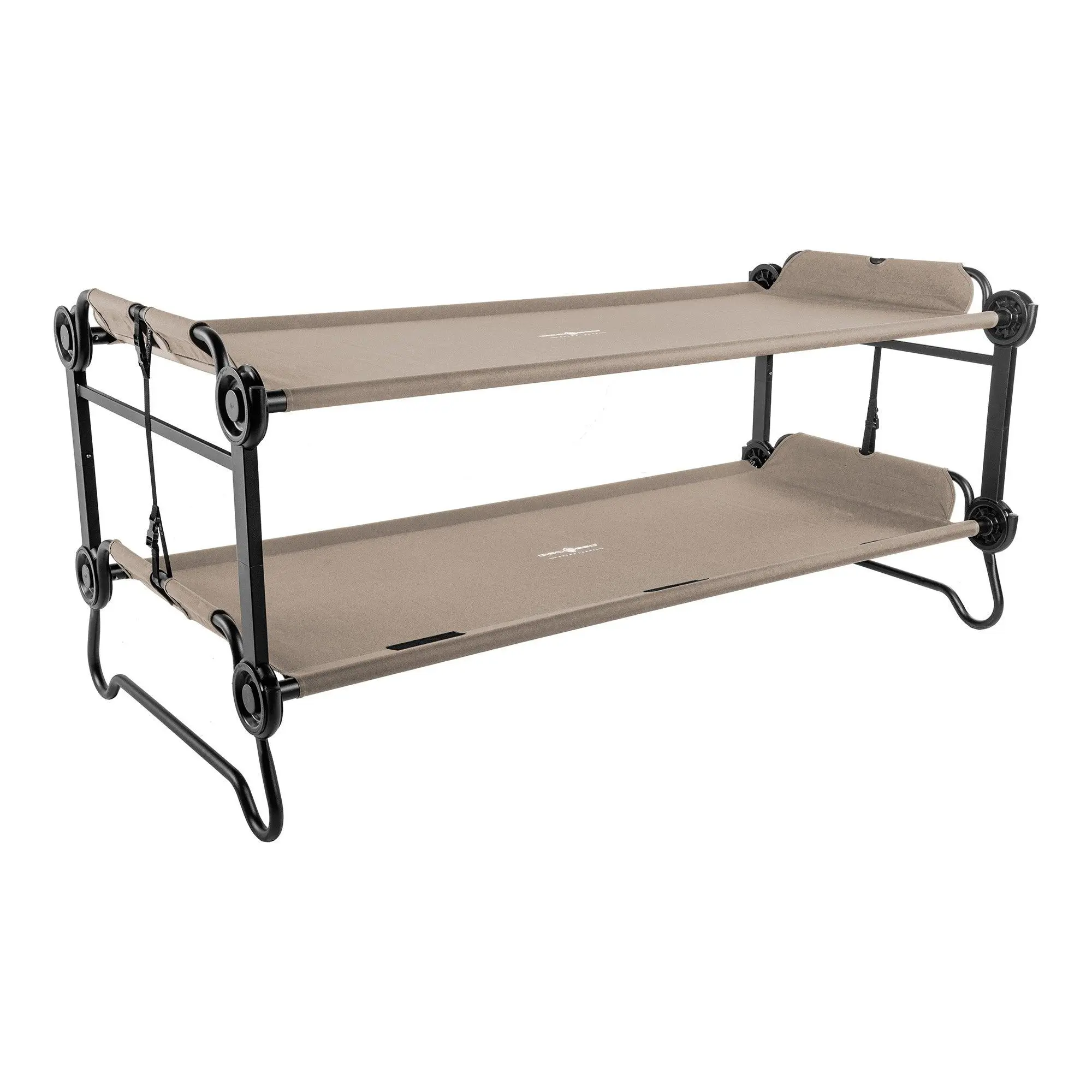 Disc-O-Bed Extra Large Outdoor Convertible 2 Person Portable Camping Cots, Tan Disc-O-Bed Extra Large Outdoor Convertible 2 Person Portable Camping Cots, Tan