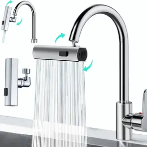 Multifunctional Faucet Adapter, Faucet Attachment, Bathroom Washbasin Faucet with 3 Modes, Sink Faucet Replacement Accessories, Home Essential