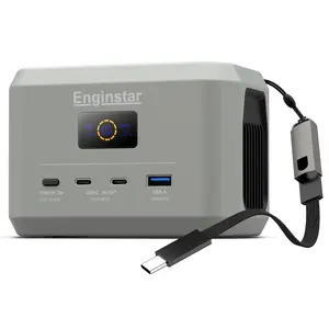 100W Portable Power Station, 96Wh LiFePO4 Battery Fast Charging Solar Generator for Outdoor Camping Emergency Home Use