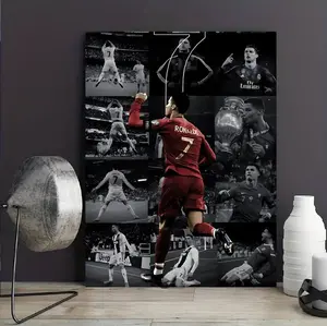 [Up to 65% Off][Free Shipping][No Frame] Legendary Player Cristiano Ronaldo,Ideal Gift for Soccer Fans,Bedroom,Study,Office,Living Room,Mural,Athlete Wall Decor,Wall Decoration,Room Decor, Art Print