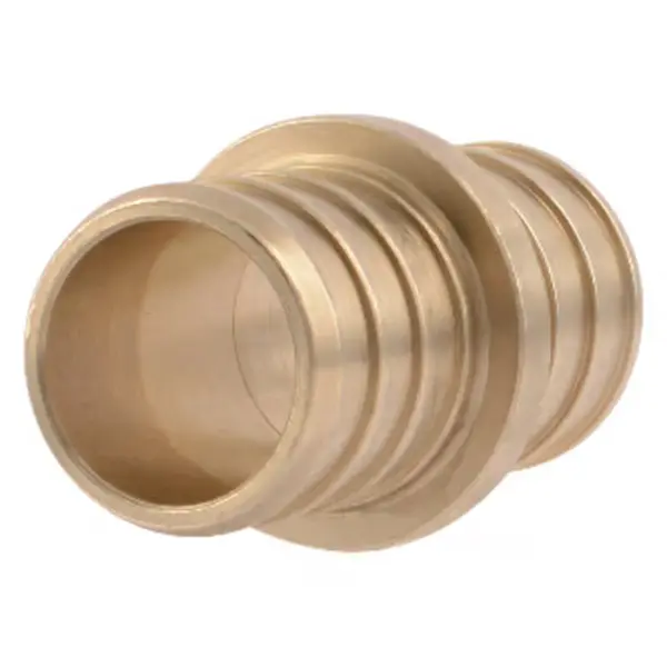 SharkBite 3/4 in. PEX x 3/4 in. PEX Brass Coupling – Durable Plumbing Fitting for Secure Connections