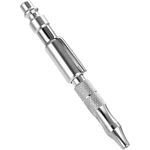 Adjustable Pocket Air Blow , Industrial Style "M" 1/4 Inches Quick Plug, 150 PSI Max Portable Air Blower Pen for Dust Cleaning