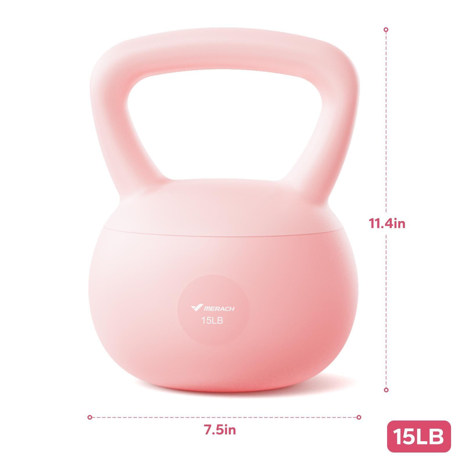 Merach Soft Kettlebell with Handle for Weightlifting Conditioning Strength and Core Training, Weightlifting Kettlebell for Home Gym, Fitness Equipment Summervibes