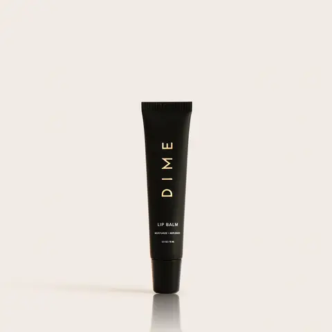 DIME Lip Balm - Shea Butter & Meadowfoam Oil for Soothing & Repairing Lips, Vegan, 0.5 oz