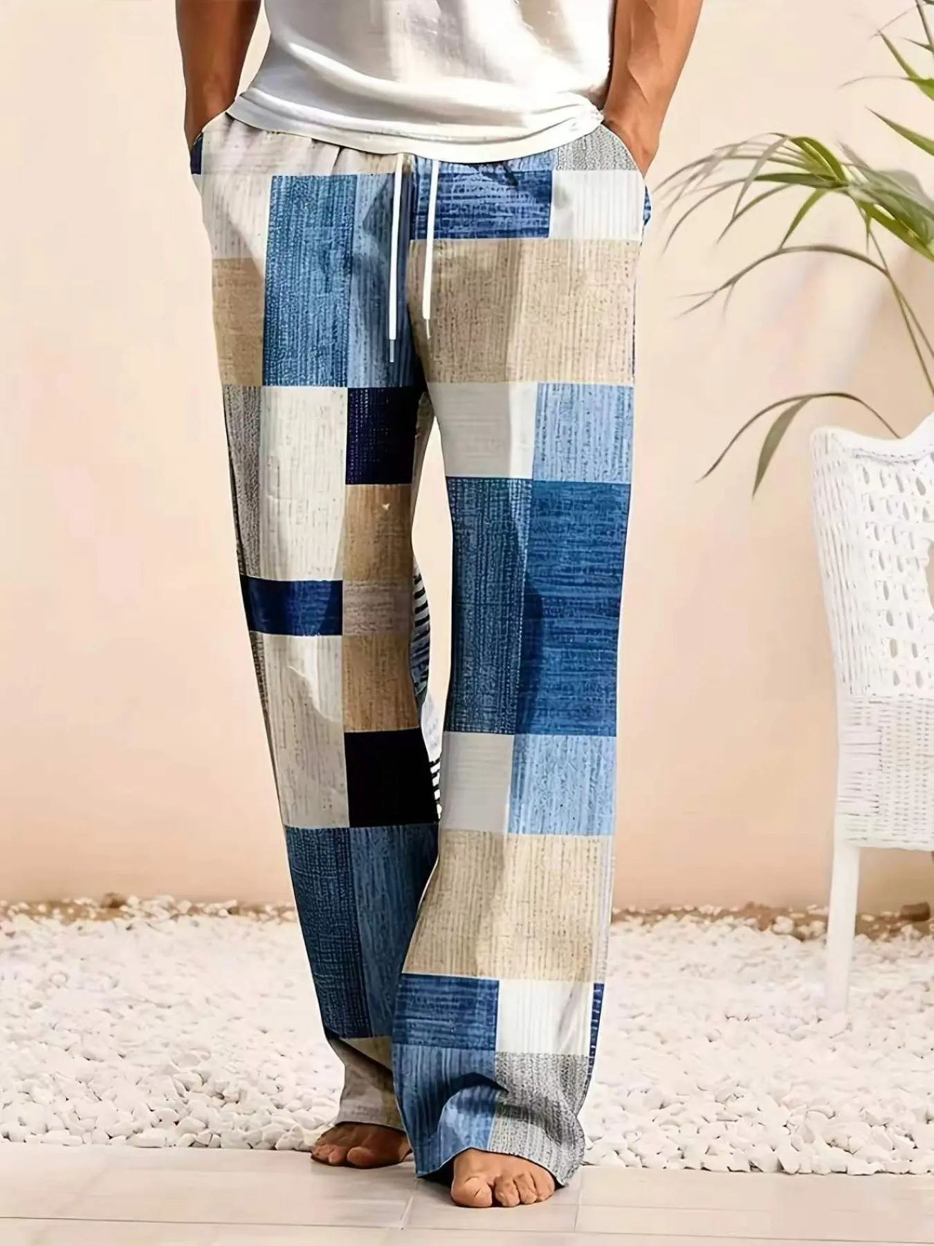 Men's High-Quality Straight Leg Long Pants, Trouser, Cloud Cotton Fabric, Casual and Semi-Formal, Comfortable and Durable, S-3xl Sizes Available