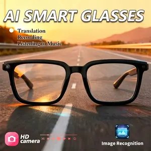New Upgrade Multifunctional Smart glasses Wearable Tech Glasses With Camera Video Recording AI Photo Recognition Bluetooth Call Translation Voice Sunglasses Men Women
