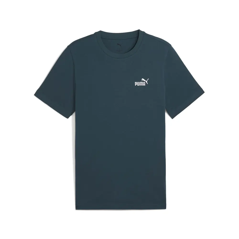 PUMA Mens Essentials Small No. 1 Logo Tee Casual Tops Casual - Green