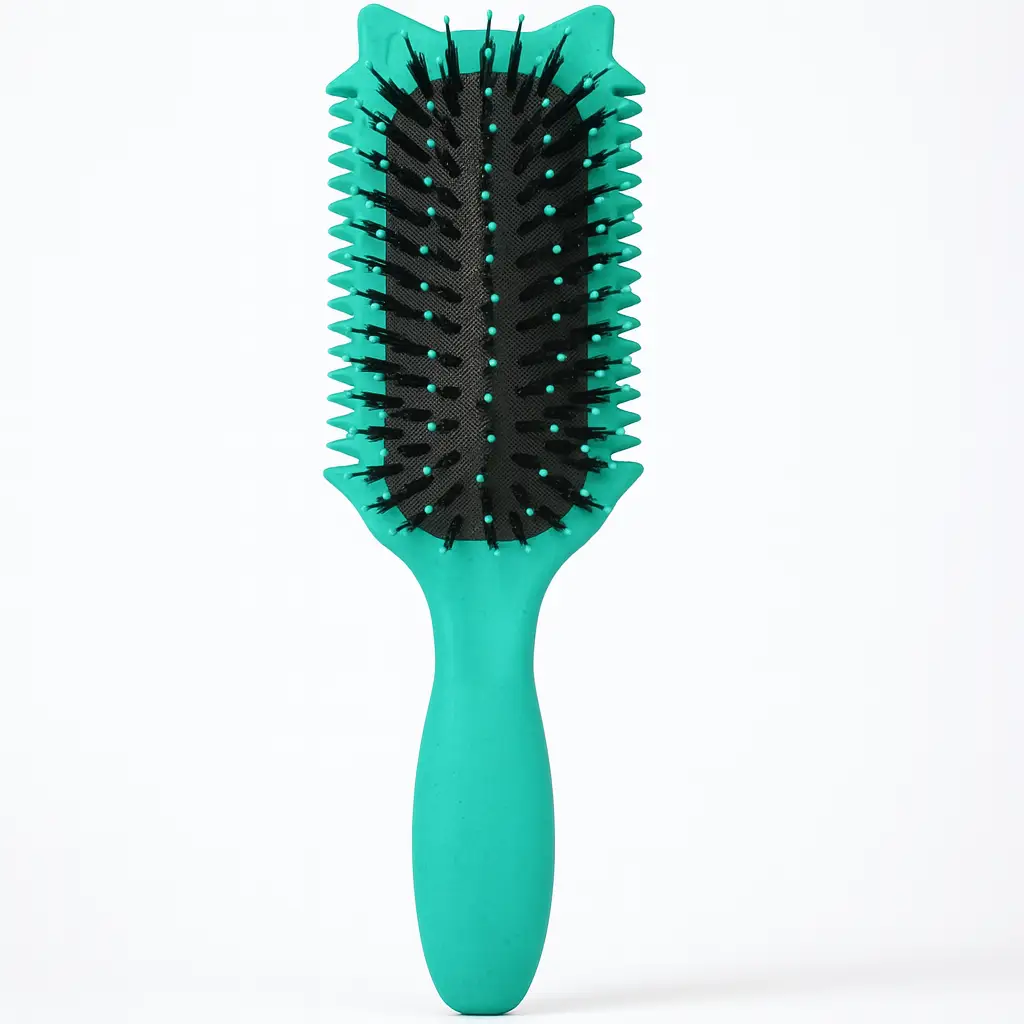Upgraded Curl Defining Comb – Adorable Cat Ear Design, Wide Tooth Detangling Comb for Curly, Wavy & Coily Hair | Anti-Frizz, No-Pull Styling Tool for