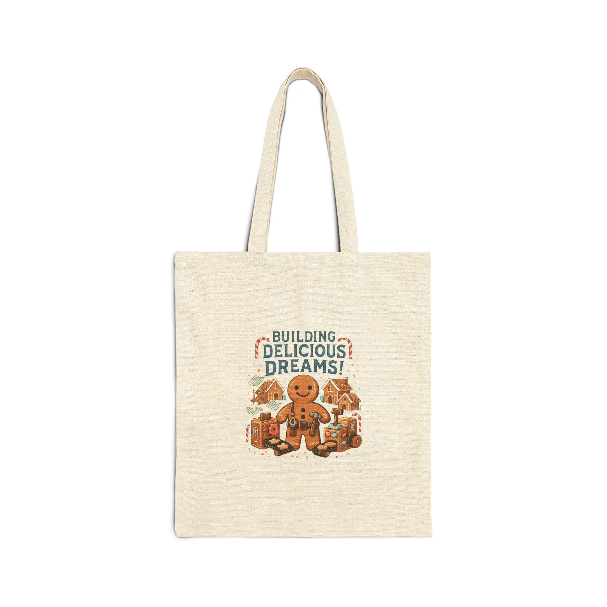Gingerbread Building Delicious Dreams Tote