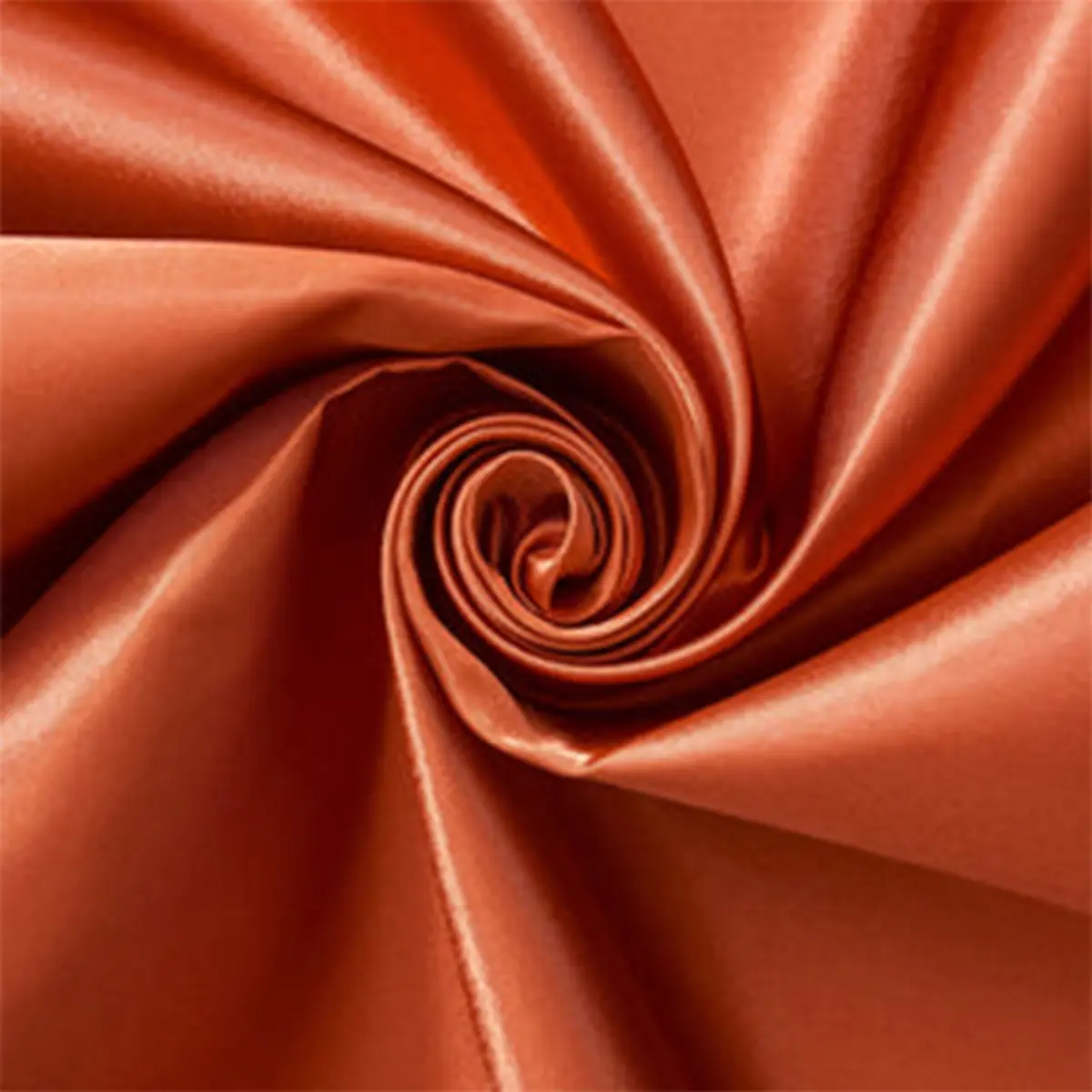 Cassidy Charmeuse Fabric by the Yard |Rust Color— 58-60" Wide
