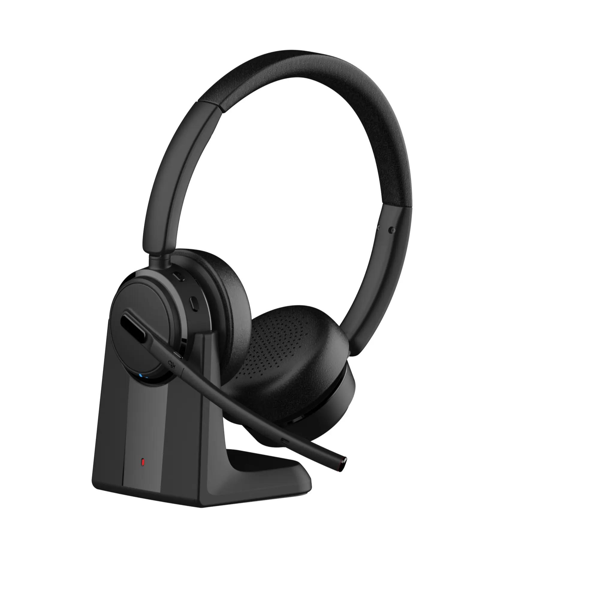 True Wireless Over-Ear Noise Cancelling Headphones (DH18A) - Audio Device with IP54 Waterproof, Bluetooth Connectivity, Customizable Parrot Button, Volume Control, Adjustable Fit for Communication & Streaming