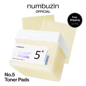 [numbuzin official shop] No.5 Toner Pads | Vitamin-Niacinamide Concentrated Pad | 70 Pads/6.08 fl. oz.