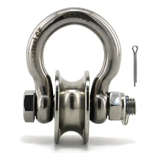 Bow Pulley Wheel Pulley Block Pulley Bearing Wheel Pulley Sheaves U Groove Pulley Wheel