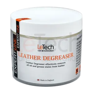 LeTech Leather Degreaser (Gel) – Professional Oil & Grease Remover for Leather Restoration