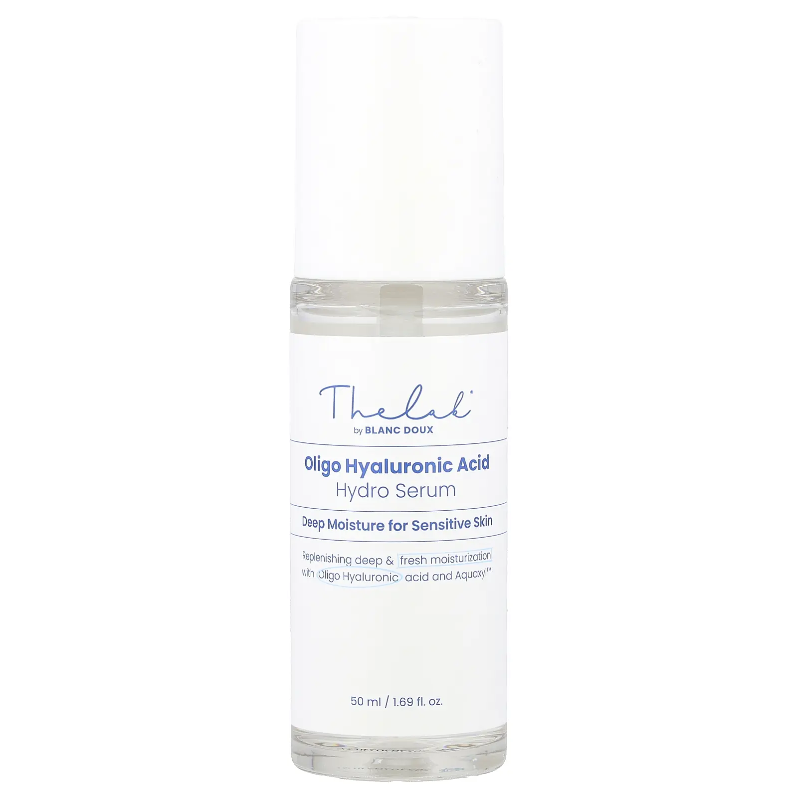 The Lab by BLANC DOUX Oligo Hyaluronic Acid Hydro Serum, 1.69 fl oz (50 ml)