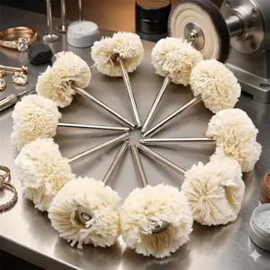 High Speed Electric Polishing Wheel Kit: Precision Buffing Disc, Multi-function Electric Grinder Accessories for Metal & Wood Surfaces, DIY Craft Polishing Brush Heads, Dense Wool Polishing Pads, Durable High-Speed Rotary Grinding & Polishing Tool Set